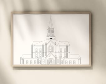 Taylorsville Utah LDS Temple | Digital Download | SVG File | PNG File | Vector File