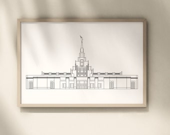 Phoenix Arizona LDS Temple | Digital Download | SVG File | PNG File | Vector File