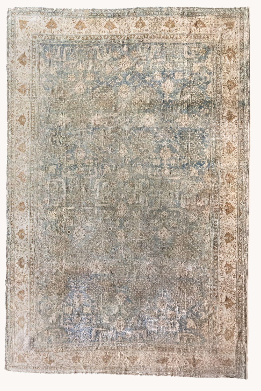 Antique Indian Agra Area Rug | Agra - Etsy