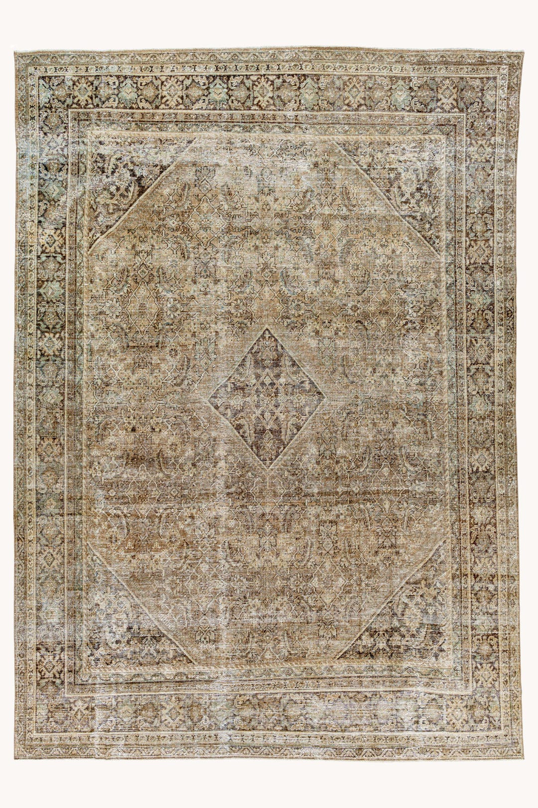 Edith Printed Rug Antique Mahal Area Rug | Edith - Etsy
