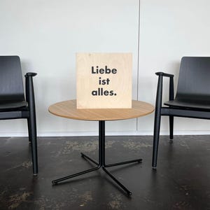 Your saying wooden sign