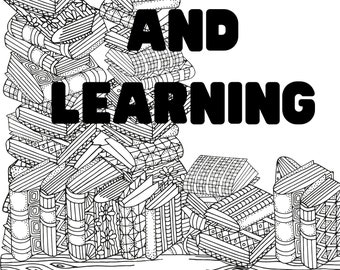 Fun and learning coloring book
