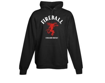 Fireball whisky hoodie, Fireball drinker, Fireball cinnamon whiskey,