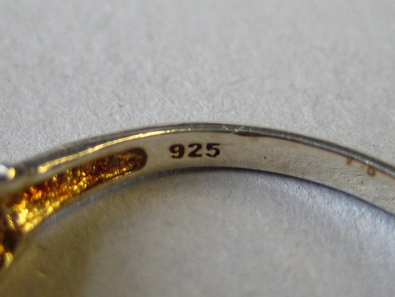 Vintage Sterling Silver Claddagh Ring - image 4