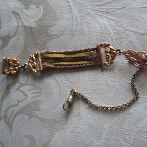 Antique D.F.B. Rolled Gold Plate Chain Watch Fob