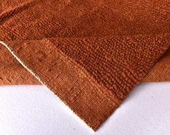 Chic Super Chunky 100% Wool Rug - Farmhouse Style Indoor Rugs in Various Sizes - Terracotta Carpet - Living Room Rug - Bedroom Rug