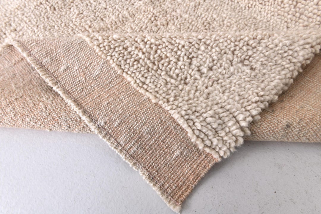 9x10 Pink Apricot Moroccan Rug, Wool Jute Pink Rug, Apricot Rug, Pink ...