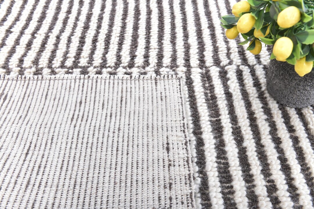 6x10 Area Rug, 6x10 Kilim Rug, 6x10 Soft Pastel Jute Kilim Rug, Wool ...