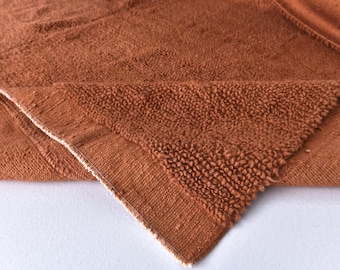 9x12 Moroccan Terracotta Rug, Berber Rug, Custom Size Rug, Beni Ourain Rug, Handmade Soft Wool Rug, Extra Large Rug, Solid Terracotta Rug,