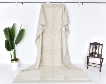 7x10 Moroccan Styled White Modern Soft Wool Rug, 7x10 Handmade Wool Rug, 7x10 Handwoven Scandinavian Area Rug, Machine Washable Wool Rug,