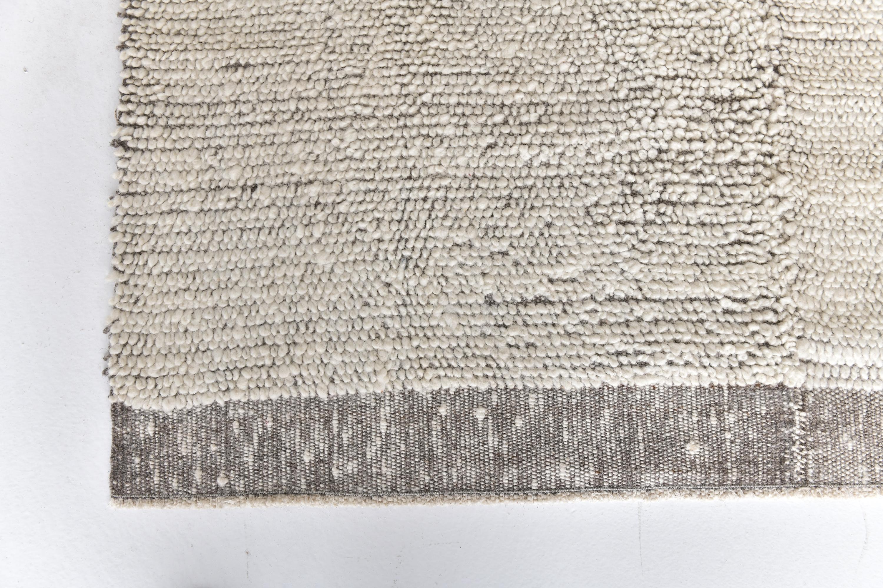 9x10 Brown & Beige Turkish Modern Soft Wool Rug, 9x10 Bohemian Wool Rug ...
