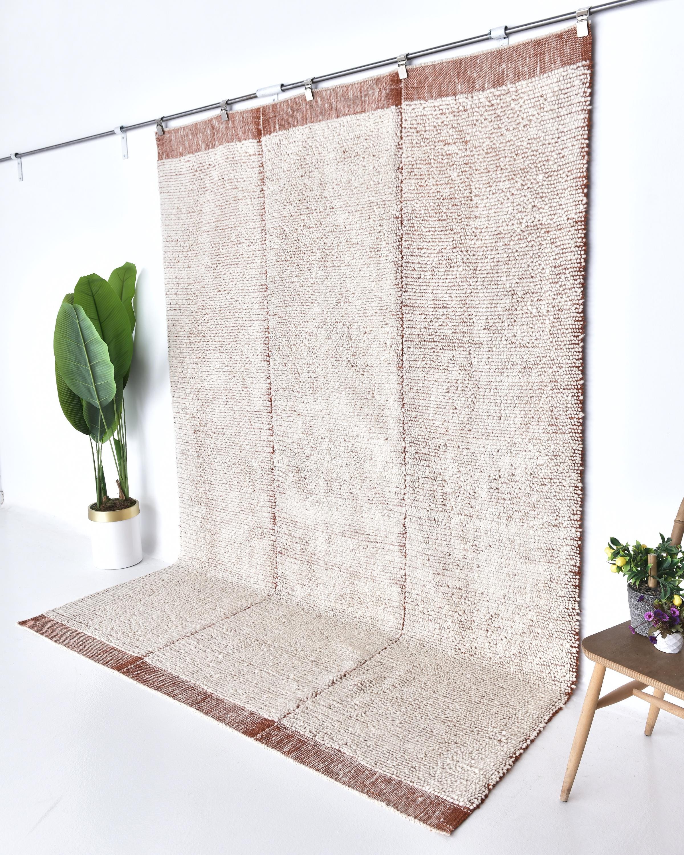 Klim Rug Terracotta & Brunt Orange Klim Rug, Oversize Kilim Rug, Extra Large ...