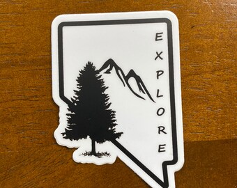 Utforska Nevada-klistermärke