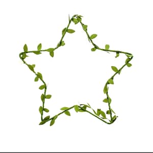 Corona, estrella, trenza de hoja de seda 20cm, 30cm