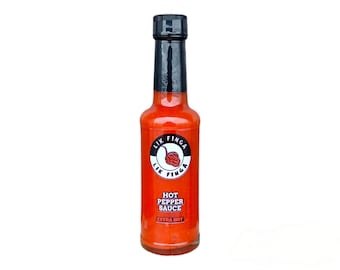 Salsa de Pimiento Picante/Salsa de Chile/Scotch Bonnet(Extra Picante) Botella 150 ml