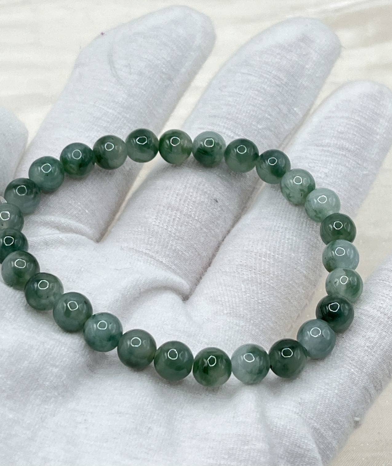 Burmese Jade Bracelet for Prosperity and Abundance Jadeite Ice