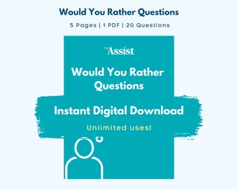 Would You Rather Questions | 5 Page PDF Download