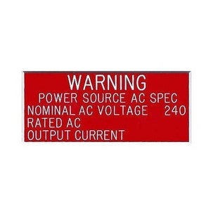 Engraved Electrical Panel Labels Phenolic Labels Breaker Box ...