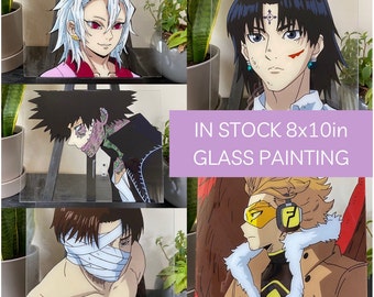 IN STOCK 8x10 anime glass painting