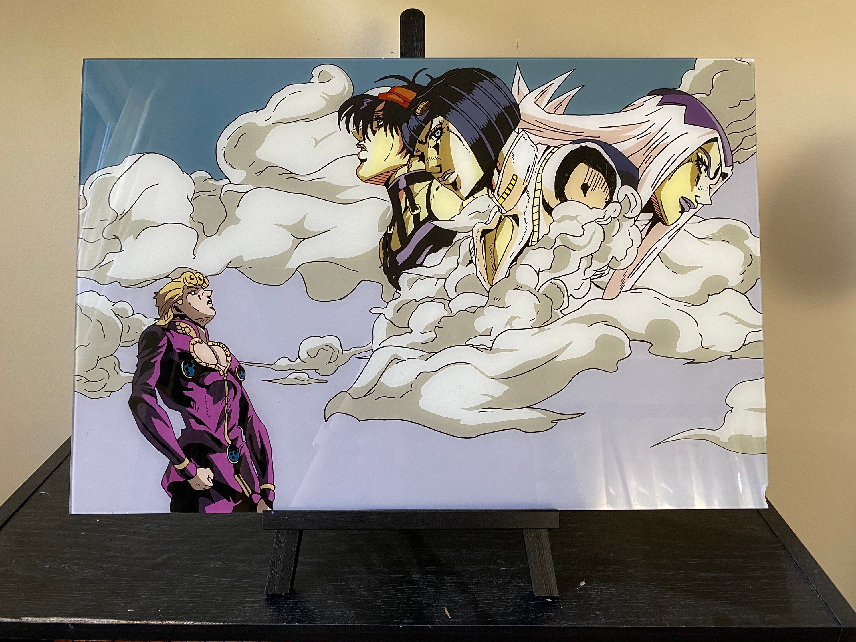 JoJo's Bizarre Adventure JOJO Cafe Retro Abstract Painting