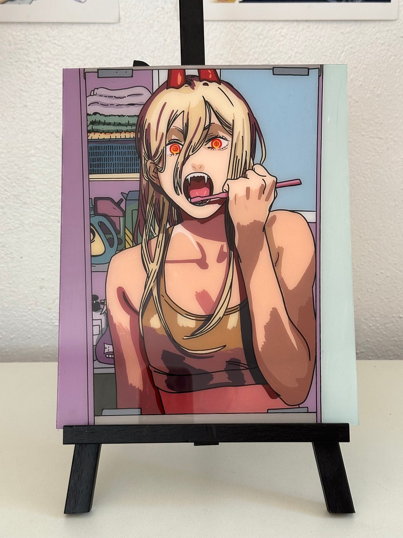 Custom Anime Glass Painting image 10