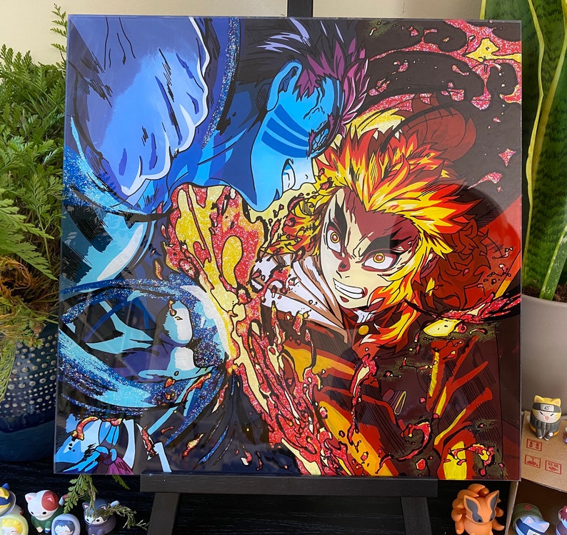 Custom Anime Glass Painting image 4