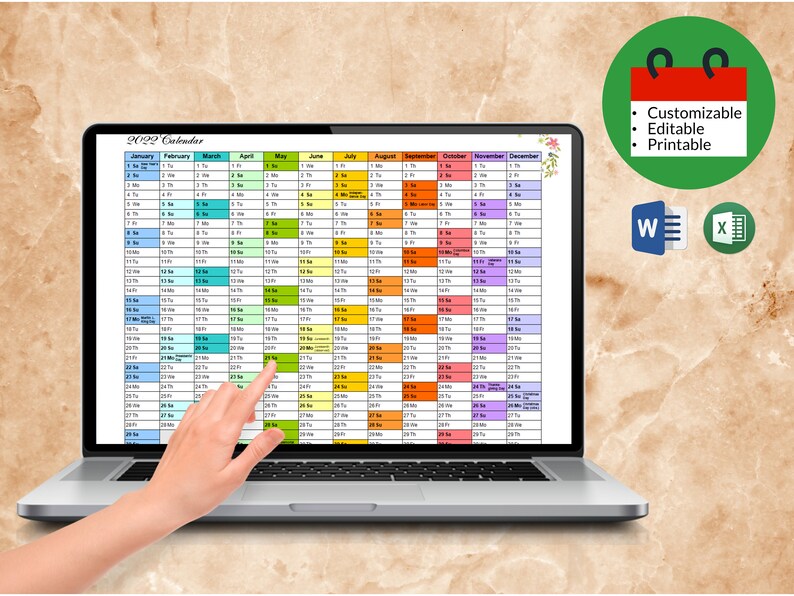 Microsoft word calendar template 2023 - guluelectronics
