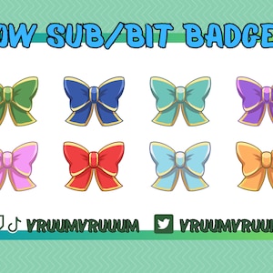 Bow sub/bit badges for Twitch