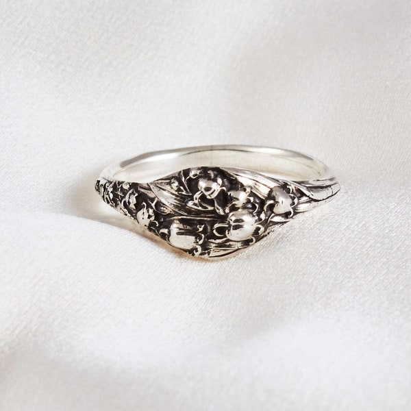 Lily of the Valley Ring - Etsy