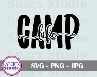 SVG de acampamento, arquivo de corte digital Camp Life, arquivo de corte Cricut, SVG de acampamento, balde de 5 galões, SVG ao ar livre