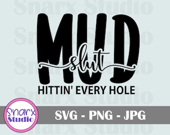 Arquivo de corte digital de lama vagabunda off road, decalque suv, adesivo de carro, princesa offroad, SVG, dizendo SVG, arquivos SVG para Cricut, silhueta svg