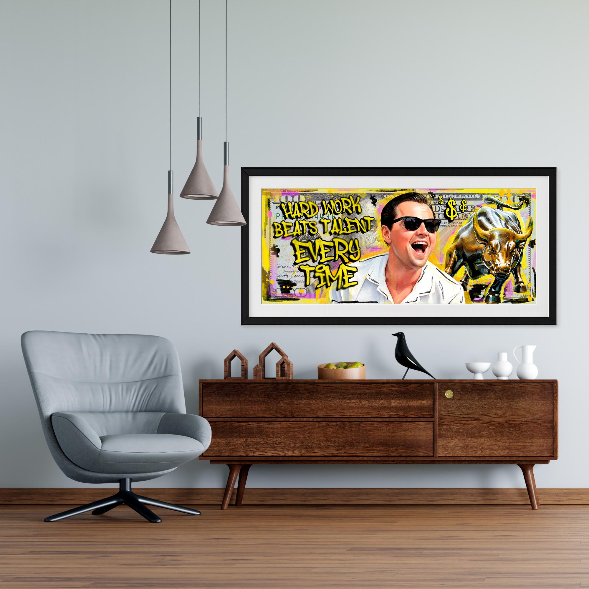 ウルフ・オブ・ウォールストリート ドルアートポスター：大胆なマネーデコレーション（デジタルダウンロード） - Etsy 日本