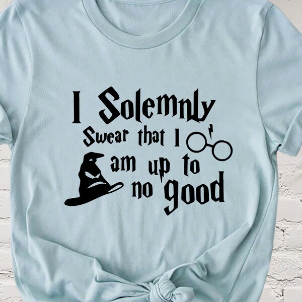 I Solemnly Swear I Am Up To No Good Shirt, Family Vacation Matching Shirt, Funny Wizard Kid T-shirts, Wizard Family Matching T Shirt