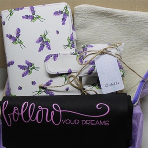 Lavender gift set Spa gift box Relaxation gift  Handmade gift set