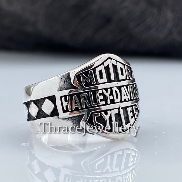 Mens Harley Davidson Rings Etsy