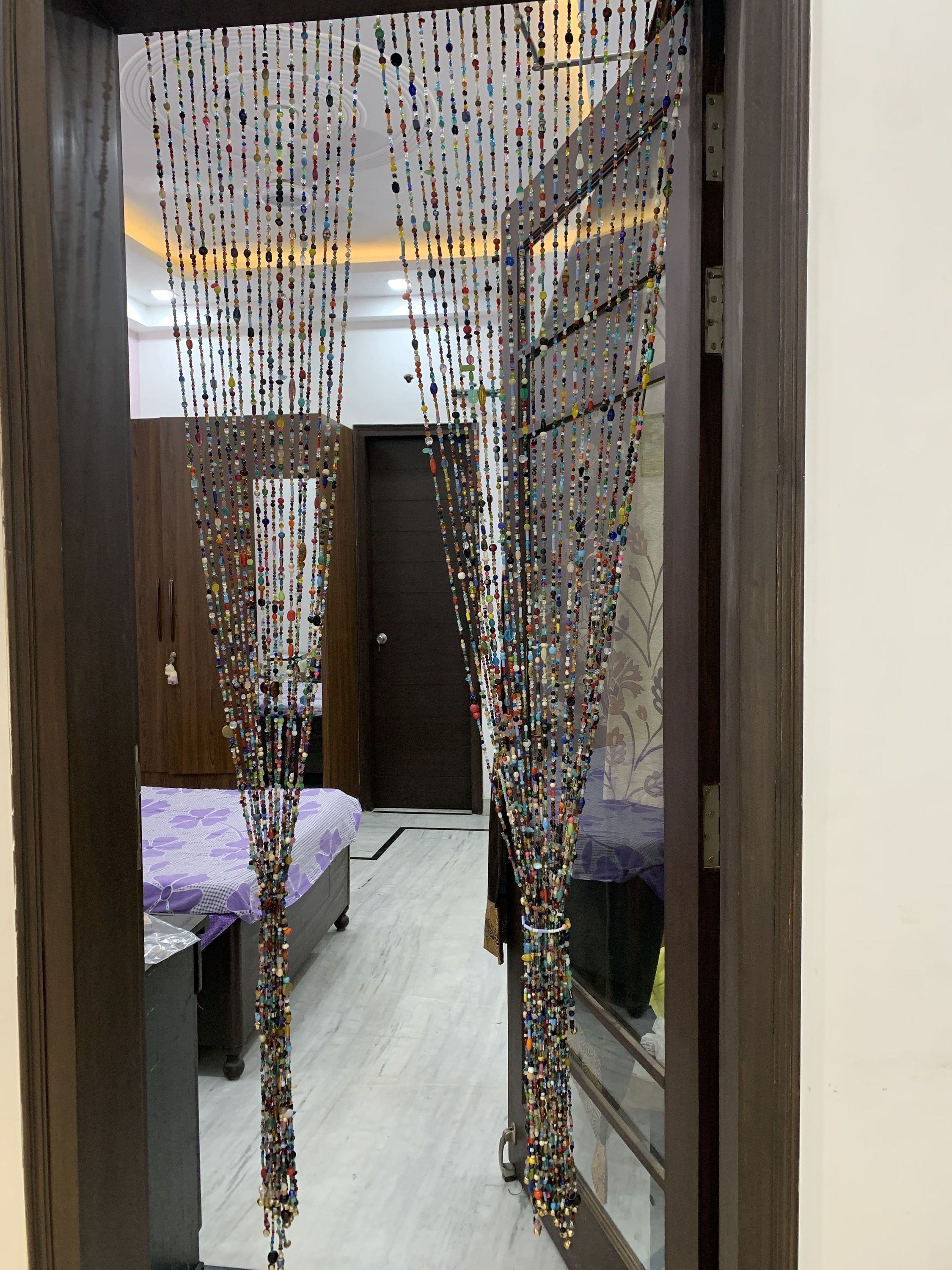 Glass Beaded Curtain Door Glass Curtain pure Glass Etsy