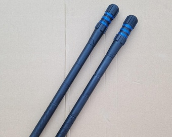 Glowing NightWing Escrima stick batons titans  COSPLAY PROP