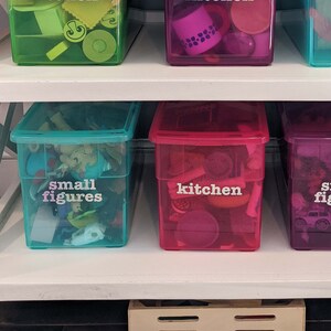 40 Toy and Playroom Organization Labels (Digital Download Only) for Cricut