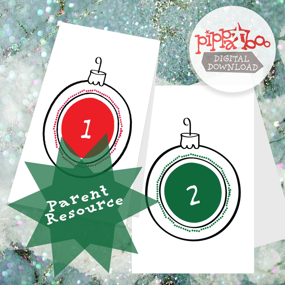 Parent Resource Simple Advent Calendar Daily Prompts 24 Etsy