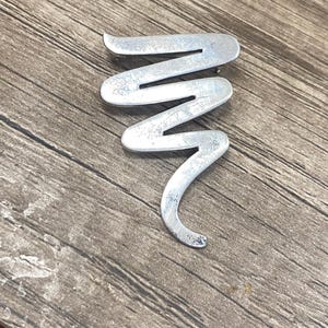 Modernist Abstract Mexican Taxco Sterling Silver Brooch