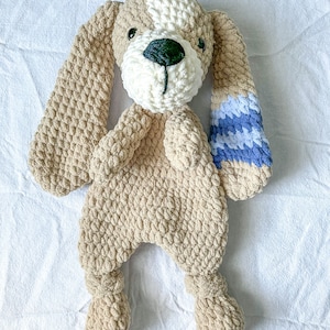Ships Quickly, Crochet Dog Lovey, Snuggler, Security Blanket