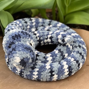 Extra Large Crocheted Snake Plushie | Ships Quickly | Customizable
