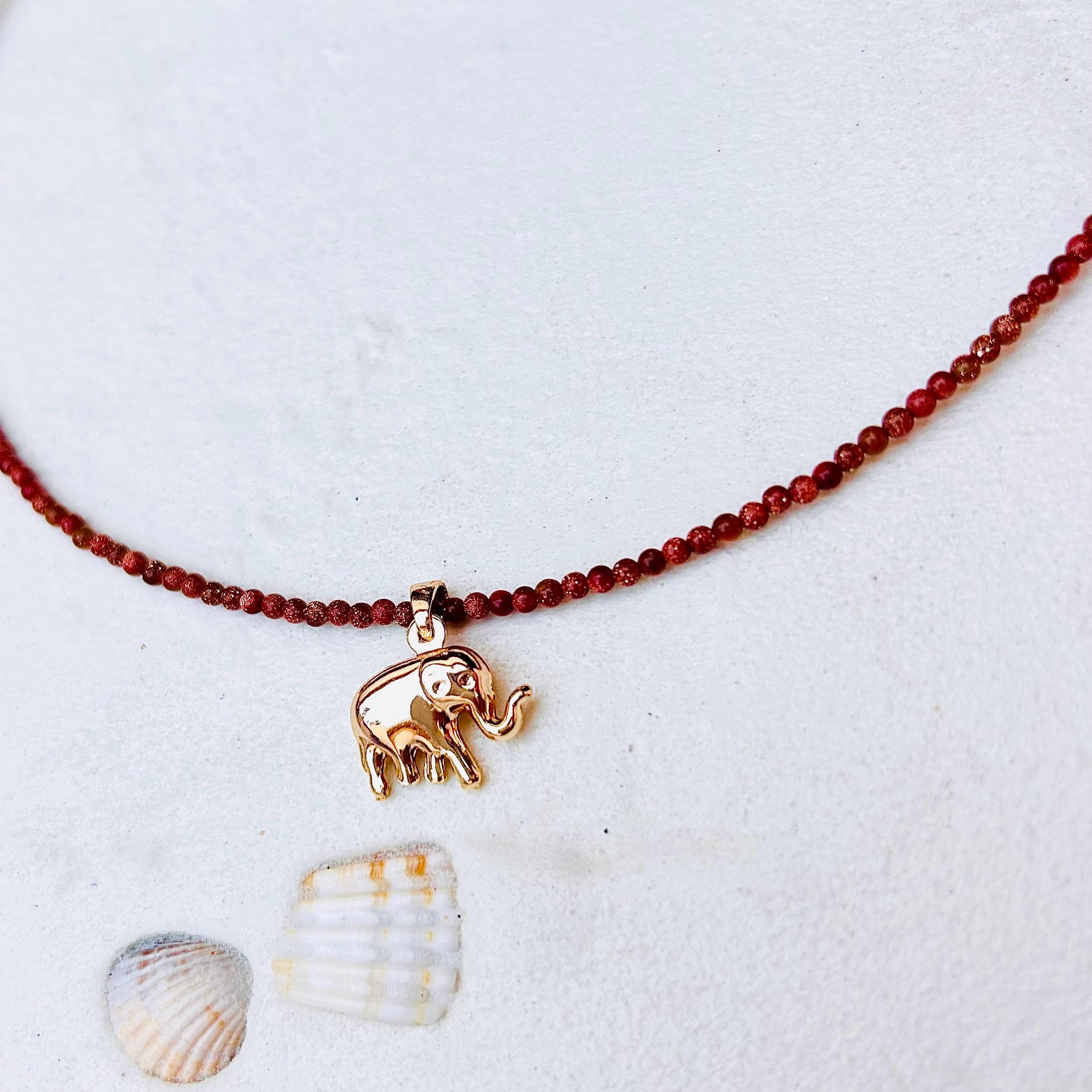Collana Elefante Portafortuna Oro – Regalo Amicizia Famiglia – Donne