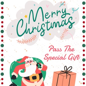 Spannend Pass the Special Gift Game! Hilarische cadeauruil - digitale afdrukbare versie - LIMITED CHRISTMAS EDITION