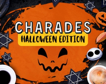 Amazing Halloween Charades Family Party Game! Digital Version with Sound Effects & Customizable - LIMITED FESTIVE EDITION