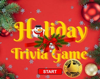 Latest Holiday Trivia Game! Digital Quiz Game - Best for Christmas Reunion! Updated 29 Dec 2024. Back By Popular Demand! Updated 2025