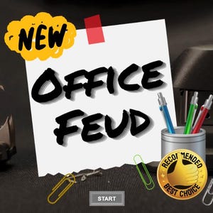 Juego Office Feud: ¡Similar a Family Feud con efectos de sonido y personalizable! Descarga digital para PowerPoint. Actualizado el 14 de diciembre de 2025.