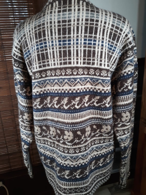 Vintage Casual Corner 100% wool Shetland cardigan… - image 2