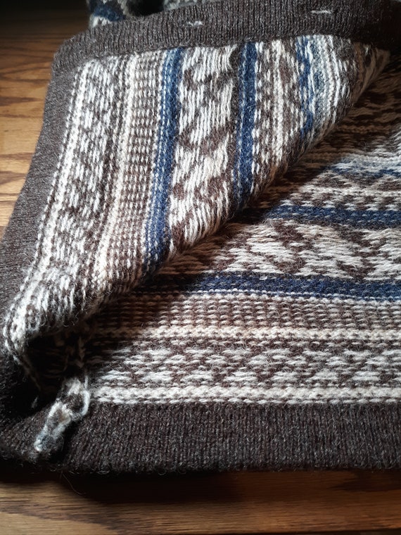 Vintage Casual Corner 100% wool Shetland cardigan… - image 5