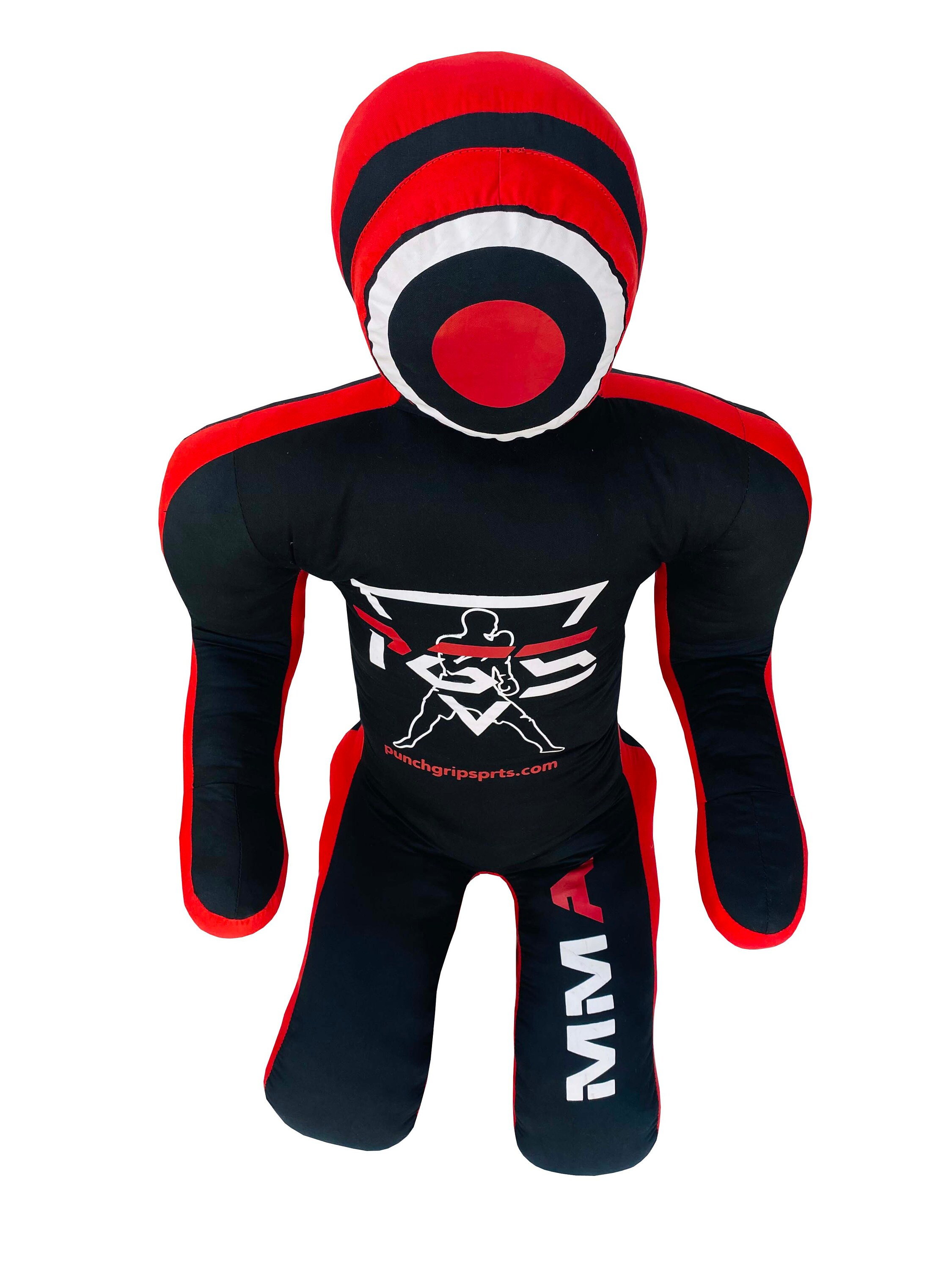 MMA Grappling Dummy For Training - Unfilled Sitting Punching Dummy For BJJ, Wrestling, Judo, Karate (59\" For Adults)